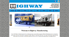 Desktop Screenshot of highwaymfg.com